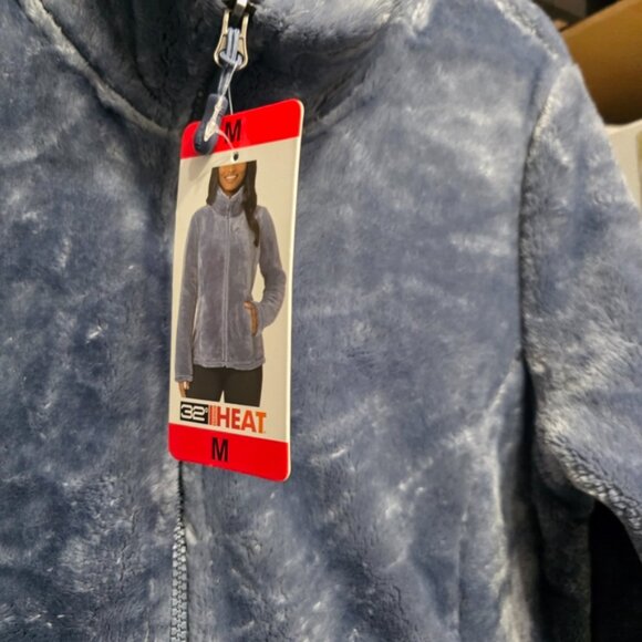 32 Degrees Women's Teddy Jacket in Blue Gray - Picture 9 of 10